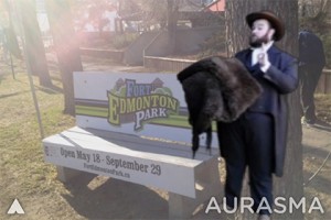 John Rowan Fort Edmonton Park Aurasma Augmented Reality App