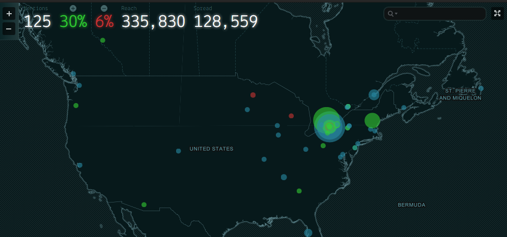 Here's a geographic display of "Eichel" mentions just before the goal. 