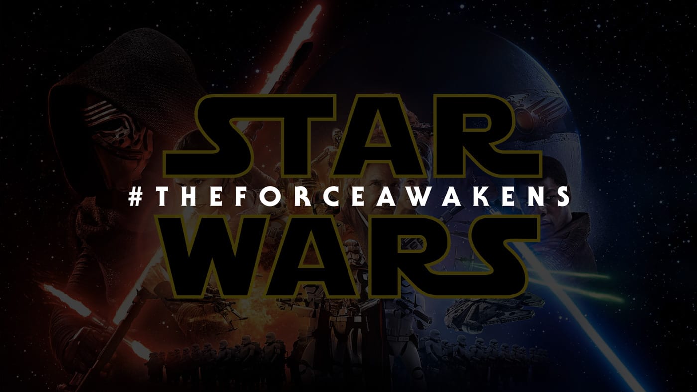 The Force Awakens hashtag