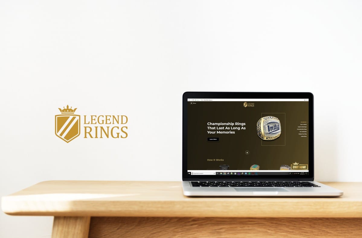Legend Rings Website Redesign